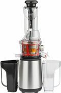H.Koenig Extracteur de jus à double vis, 82 mm, acier inoxydable, 400 W, 60 tr/min, GSX22 BPA-82