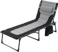 Bain de soleil, 199 × 66 cm, avec Dossier réglable en 5 Positions, pour Plage, Clevich, 150 kg, 22 × 1, 0 mm, 79 × 66 × 15 cm, pliable