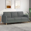Canapé, 180 cm, 198 × 77 × 80 cm, 50 cm, 41 cm, 56, 5 cm, 28.8KG, Poids 28.8KG, -9100, Gris, Meubles