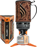 Jetboil Réchaud de camping, Flash Système d'embrayage rapide portable de 1, 0 l pour camping et randonnée, acier inoxydable, 400 ml