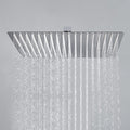 JOHO Pomme de douche fixes, réglable, acier inoxydable, 400 mm, Tête de Douche pour Salle de bain, 2 mm, 40 × 40cm, 17l, Anti-Calcaire