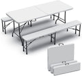 Table de pique-nique, pliable, 180cm, Le Camping, vounot, 180 × 75 × 72cm, 90 × 75 × 8.6cm, 180 × 25 × 42cm, 90 × 25 × 9cm, 27.4kg, portable