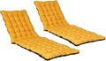 Bain de soleil, 190 × 60cm, Atout Ciel, 10cm, Anthracite/Jaune