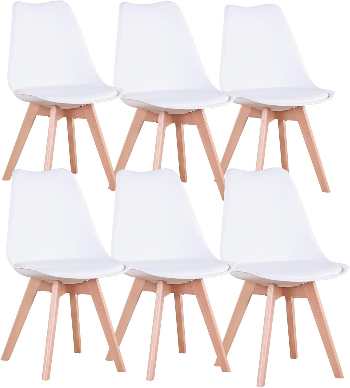 40 × 47 × 83 cm, Salon, 40, 5 l, 42, 5 cm, Blanc, Cuisine et Chambre à Coucher, Chaise, GrandCA HOME