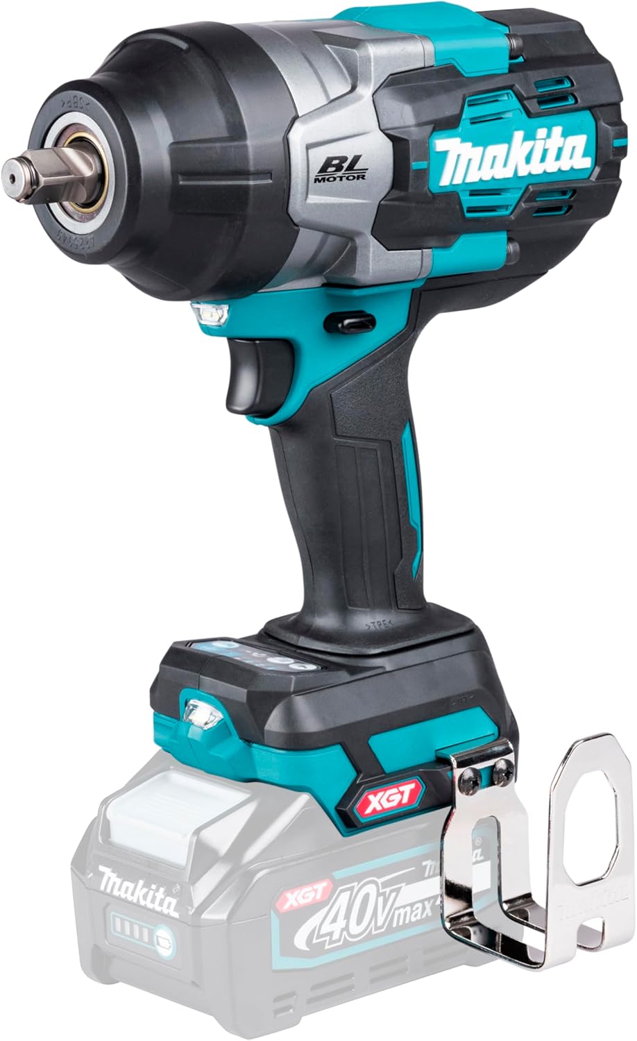 Clé à chocs Makita TW002GZ, éclairage LED, 40 V, 1800 tr/min, 40V, portable