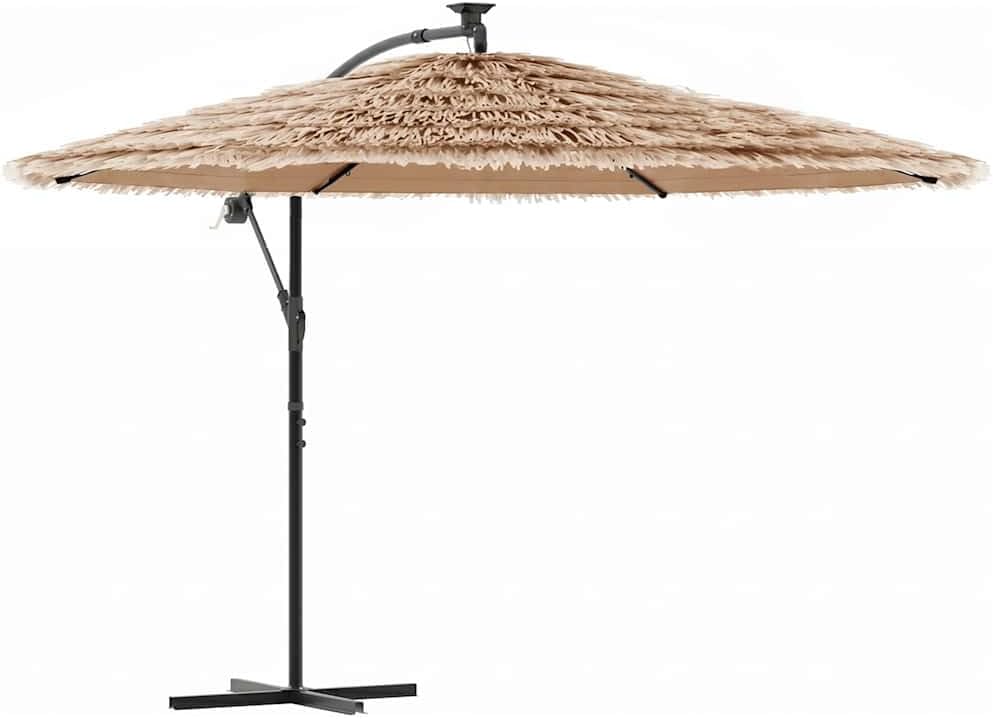 Parasol, éclairage LED, 269 × 269 × 235 cm, vidaXL, 100 × 100 cm, 48 mm, 269 × 269 × 235cm, Parapluie
