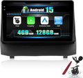 Autoradio, 2, 9 pouces, Wi-Fi, PLKEQS, 128G 2DIN, 4 128G, écran Tactile 9' 2DIN INCELL 2K, 32EQ, Bluetooth, CarPlay sans Fil, WiFi, FM/RDS