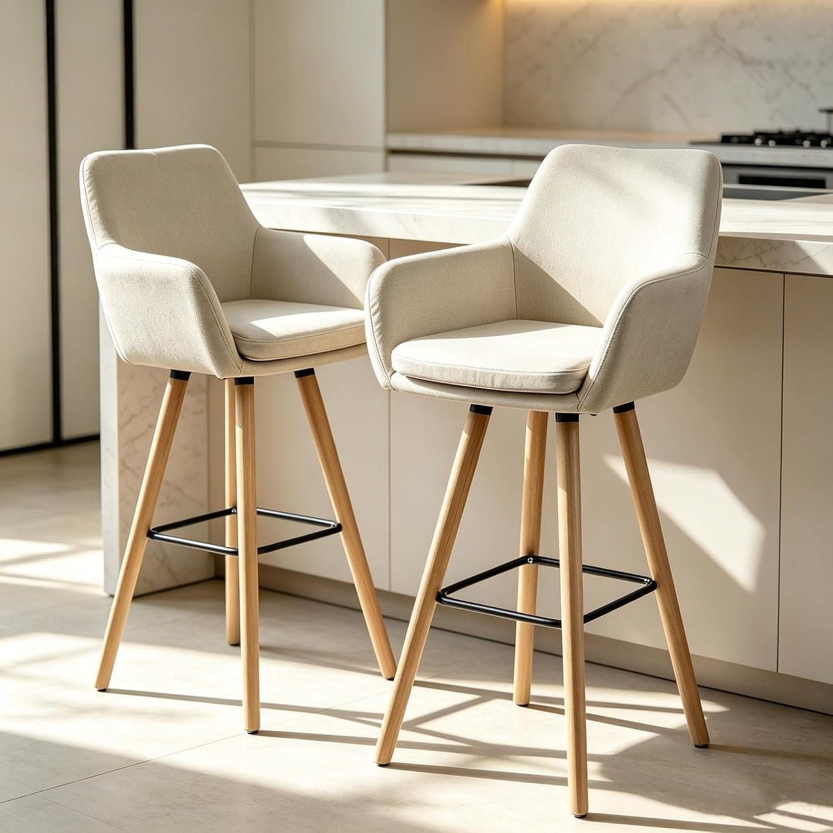 XUANYU Tabouret, 64 cm, 40 cm, 34 cm, 104 cm, 55 cm, 45 cm, Lot de 2