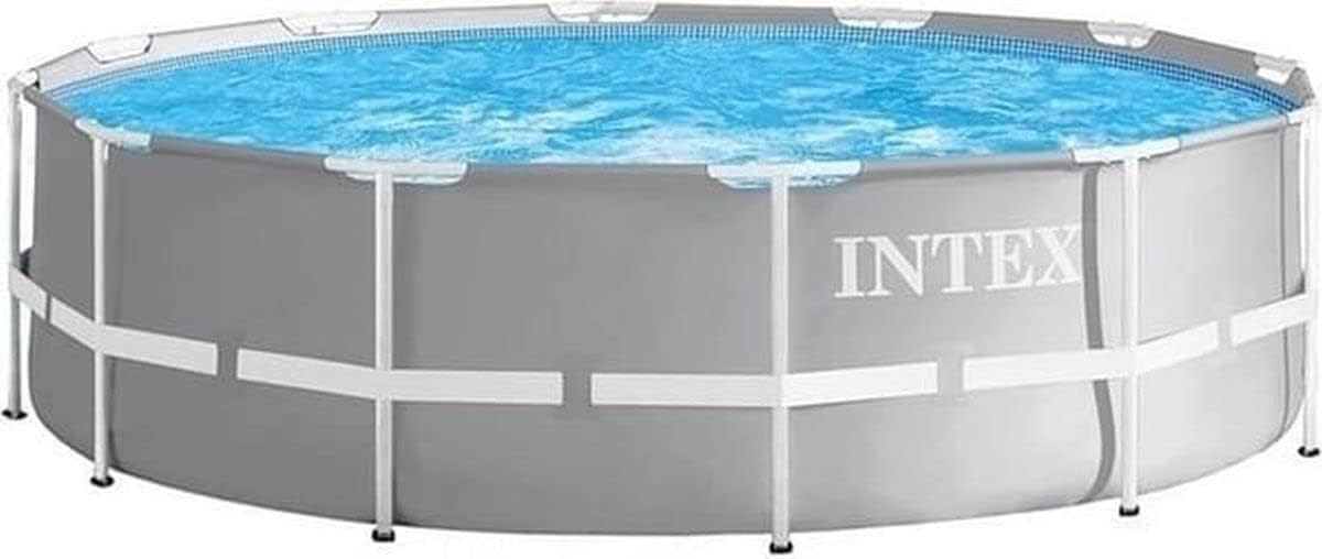 Intex Piscine hors sol, 12Ft 30In, 1, 7 m3/h, 12Ft X 30In Prism Frame Pool Set