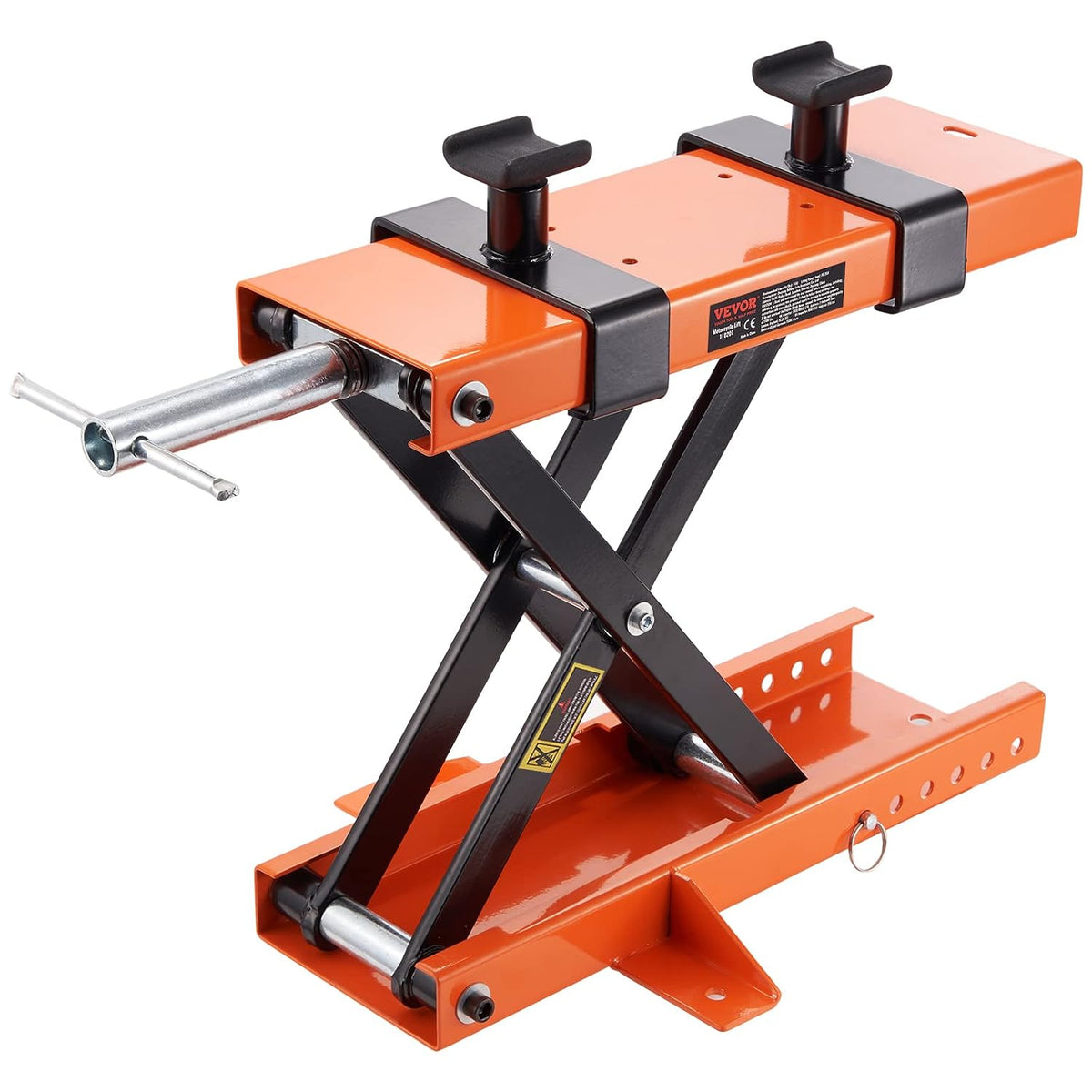 VEVOR Cric de moto, 40 cm, 500 kg, 95 mm, 400 mm