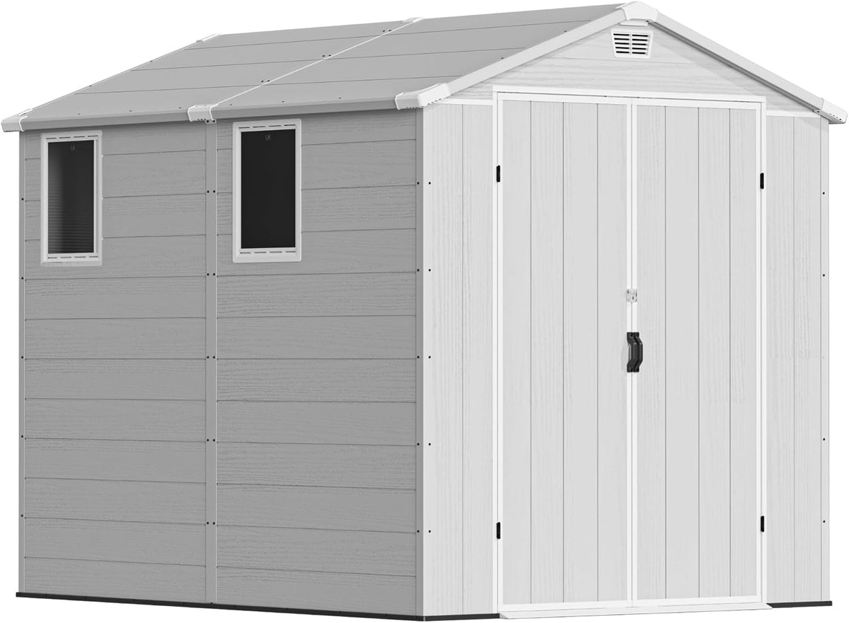 Devoko Abri de jardin, 1, 8 × 1, 2 m, abri pour vélo, Abri à Outils pour Patio