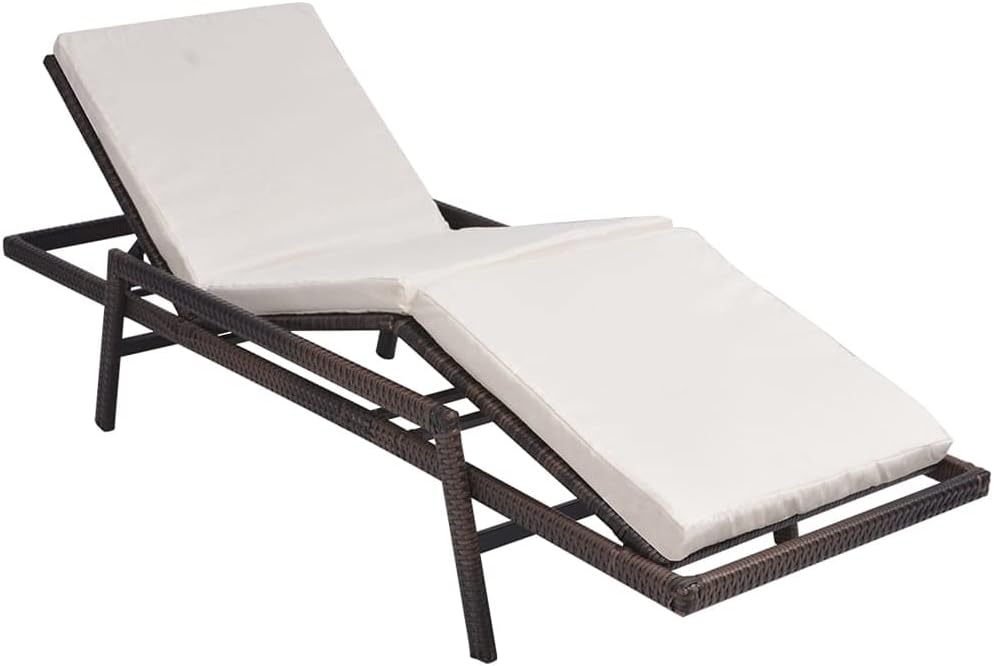 Bain de soleil, 71 × 196 × 39 cm, réglable, vidaXL, 47 cm, 76 cm