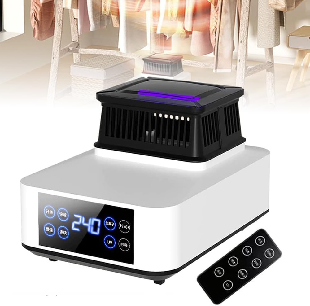 Sèche-linge, 25 v, télécommande, BOBVB, 20 cm, 28 cm, 18 cm, 220 V, 2 niveaux, minuterie réglable de 240 minutes, 65 °C, 1500W, 50 Hz