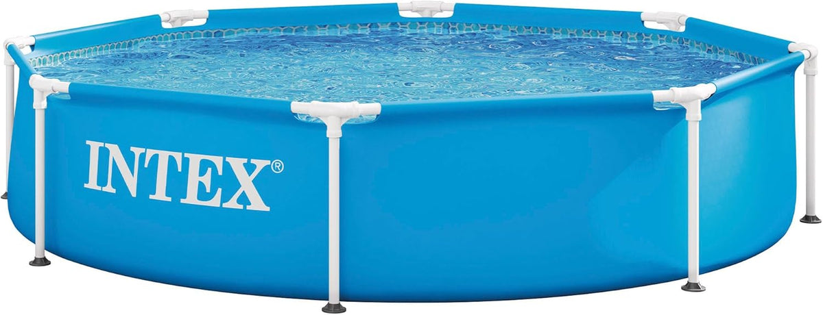 Intex Piscine hors sol, Piscine Metal Frame Ronde Tubulaire (ø) 2, 44 x (h) 0, 51m