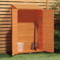 Abri de jardin, Pour jardin, Avec toit en appentis, 102 × 52 × 174, 5 cm, Homgoday, 98 × 46 × 161 cm, terrasse, balcon, Marron