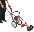 Cultivateur et bêches rotatives, 240 tr/min, Motobineuse à essence 4 CV 63 cc 3 en 1 avec tonte, RUETERY, fraisage et traction