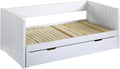 Lit Vente-unique, pour Enfant, 174 × 190 cm, avec sommier Peigne et tiroir, Pin et MDF, 90 × 190 cm, 5 cm, 200 cm, 84.5 cm, 98 cm, 203 cm