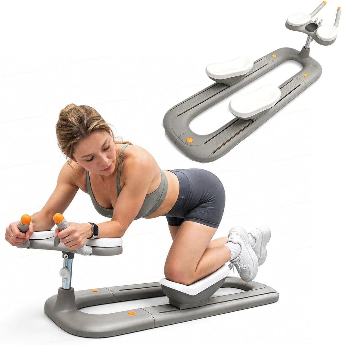 Planche de torsion, Entraîneur rotatif réglable pour soulager les douleurs dans le bas du dos, Twist Crawler V2, FlexiHome, minuterie