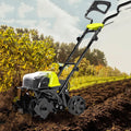 Motoculteur, Motobineuse Sans Fil 40 V, Mini-Motobineuse à Batterie Pour Le Jardinage, YEHOZZ, 35 Cm, 18 Cm, 180 tr/min, 36 cm, 3 vitesses