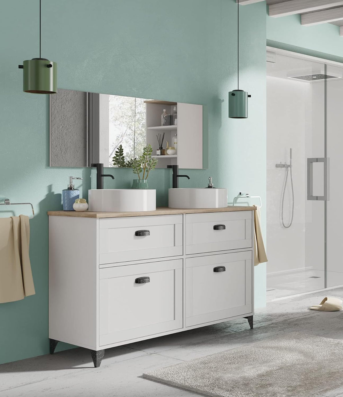 Meuble sur pied, 92 × 120 × 47 cm, MUEBLES PITARCH, 19 × 52 × 33 cm, 28 × 14 cm, 3, 5 cm, 40 cm, 9 cm