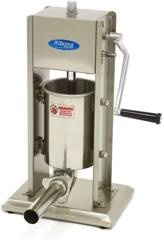 Maxima Électroménager et équipement, acier inoxydable, 3 L, 2 Vitesses, 4 Moules à Churros, Machine à Churros